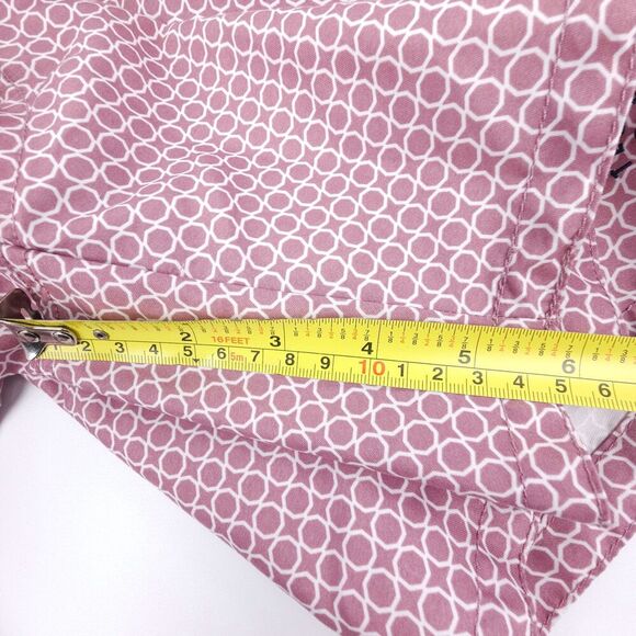 NEW Ted Baker Octagon Geometric Print Lined Swim Trunks Quiet Luxury Mauve 3XL - Picture 4 of 8